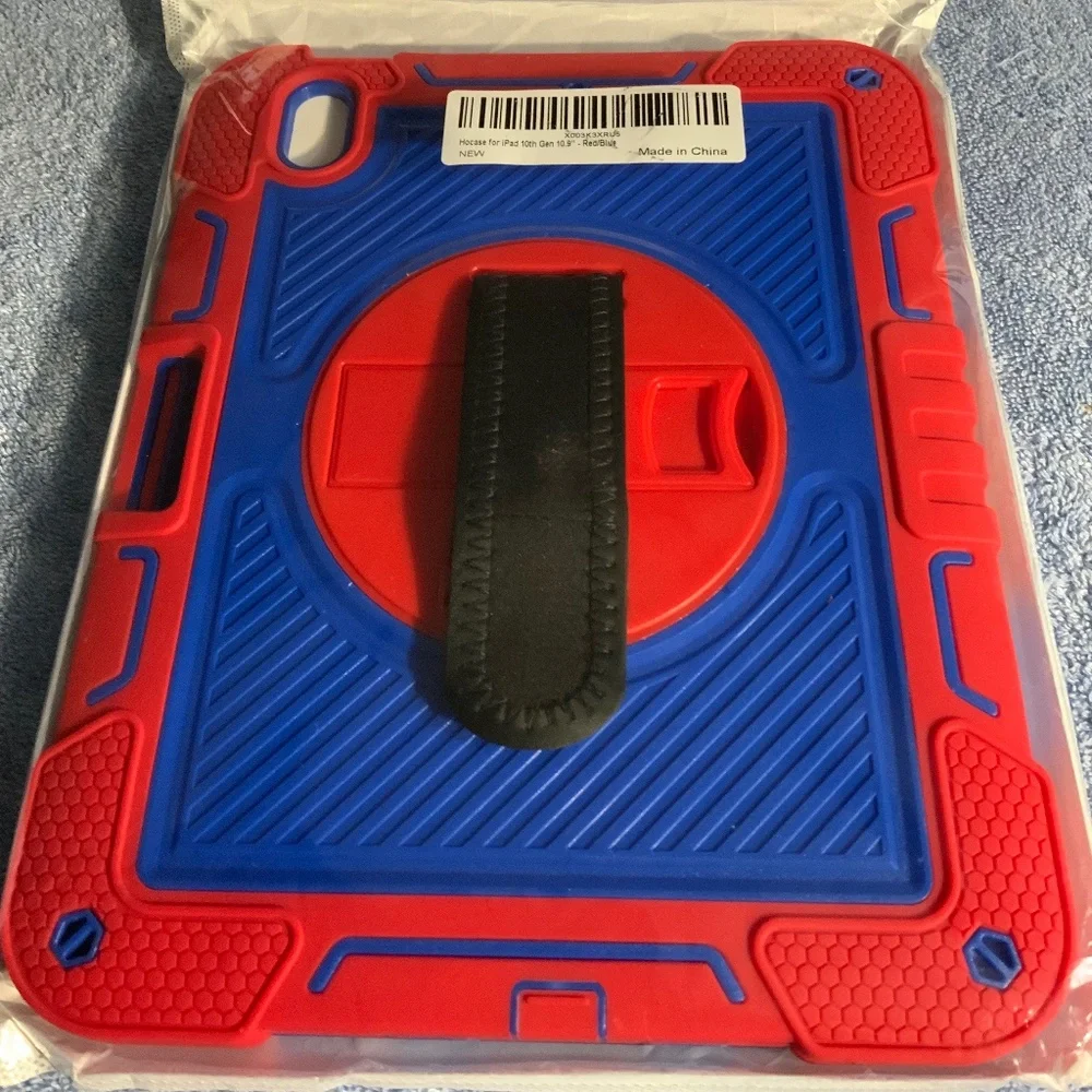 Hocase For IPad 10th Generation 10.9” Red/Blue